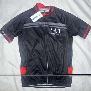 NEW Castelli Cycling Jersey Size L 4.1 AR Aero Race Bike Short Sleeve Full Zip